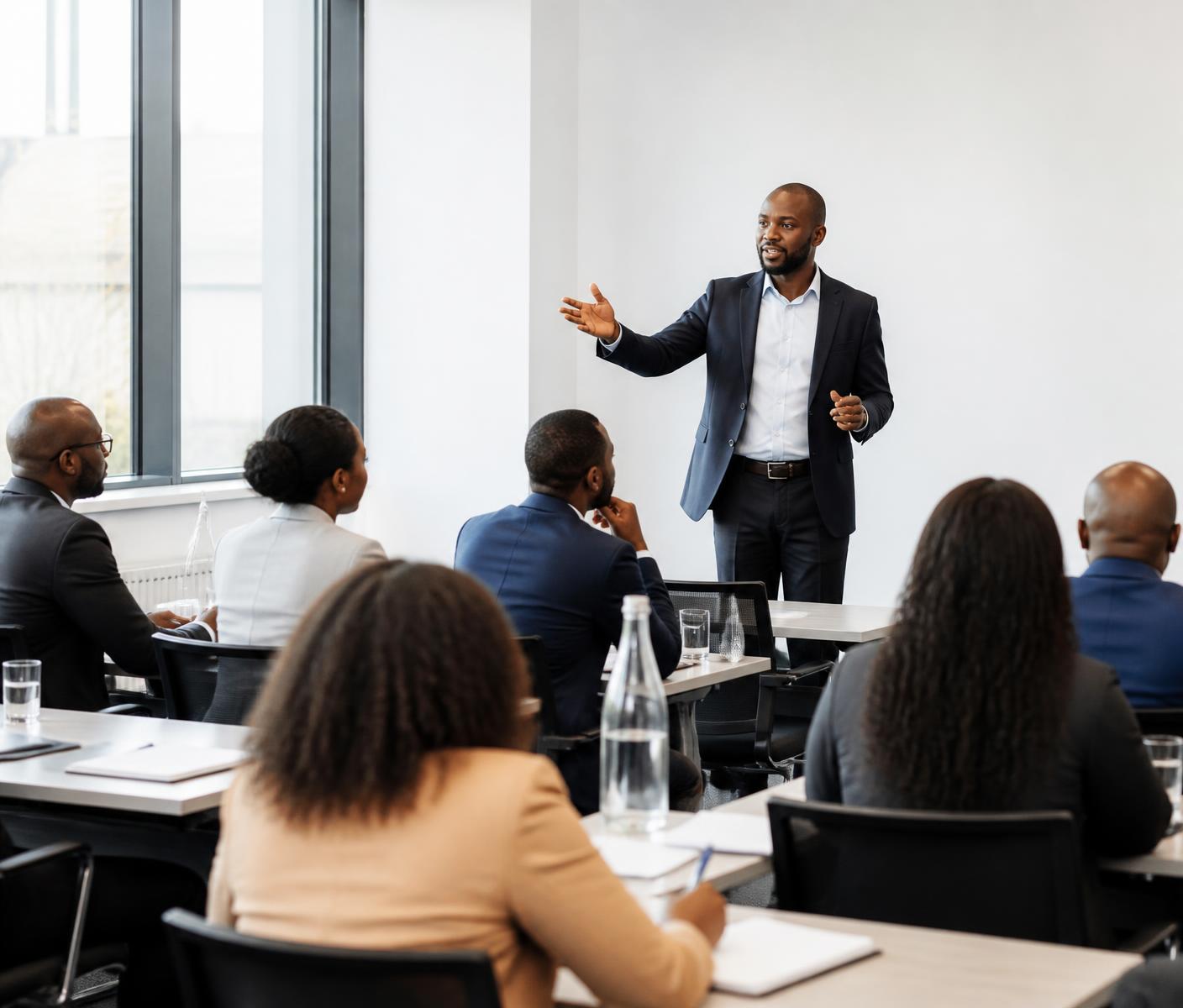 Sessão de formação executiva da Impacto Genius Academy